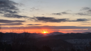 当地の初日の出